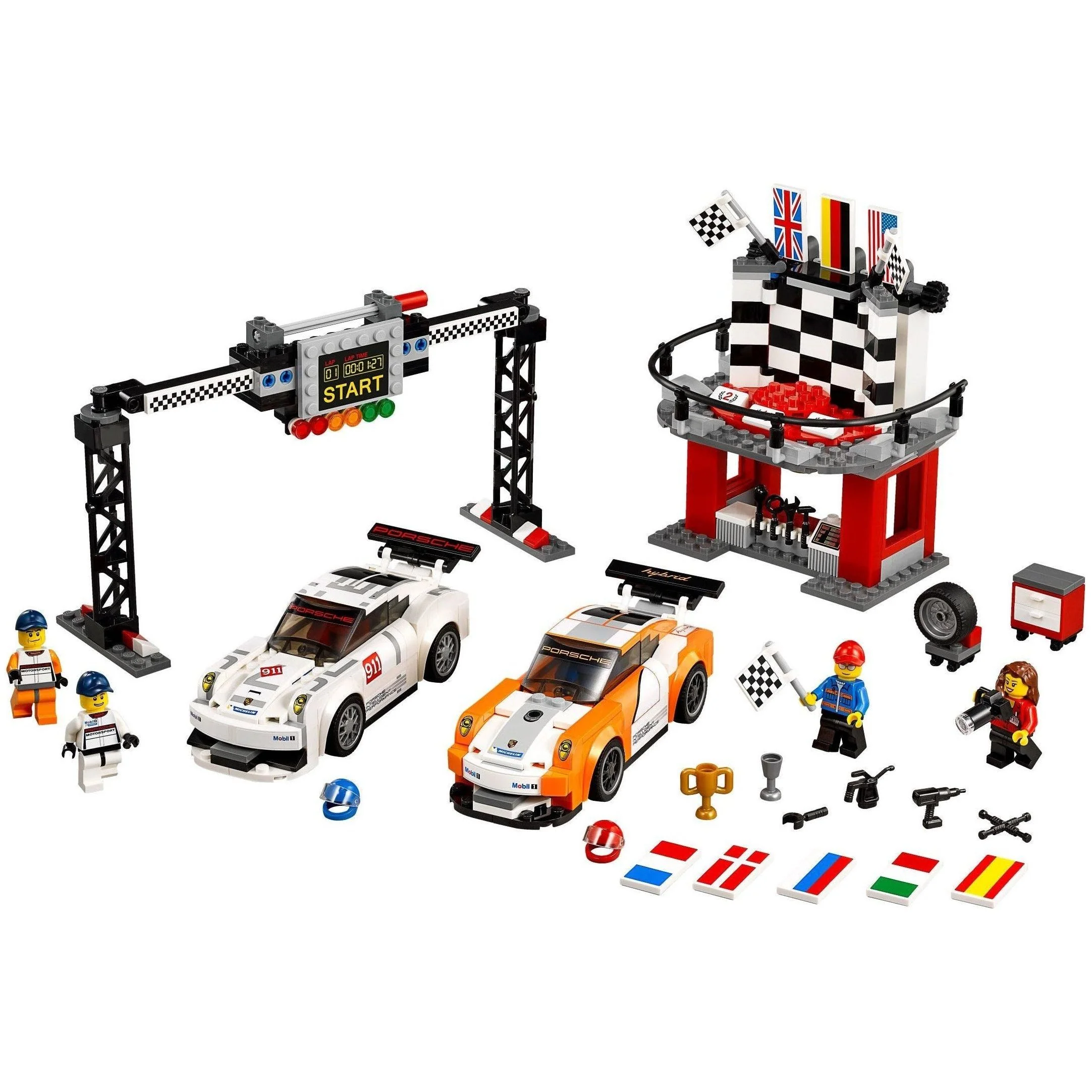 LEGO 75912 Speed Champions Porsche 911 GT Finish Line - Image 6