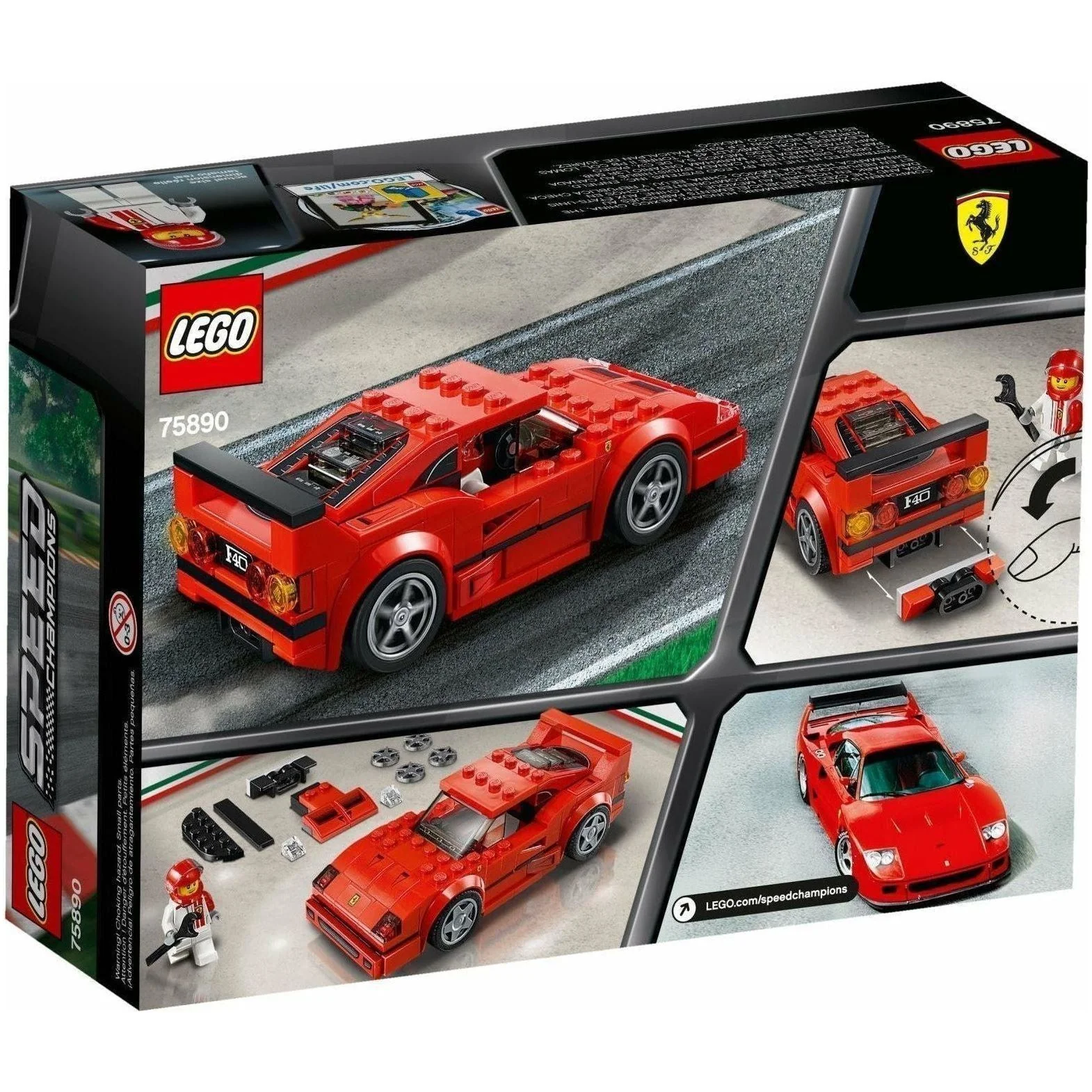 LEGO Speed Champions 75890 Ferrari F40 Competizione - Image 5
