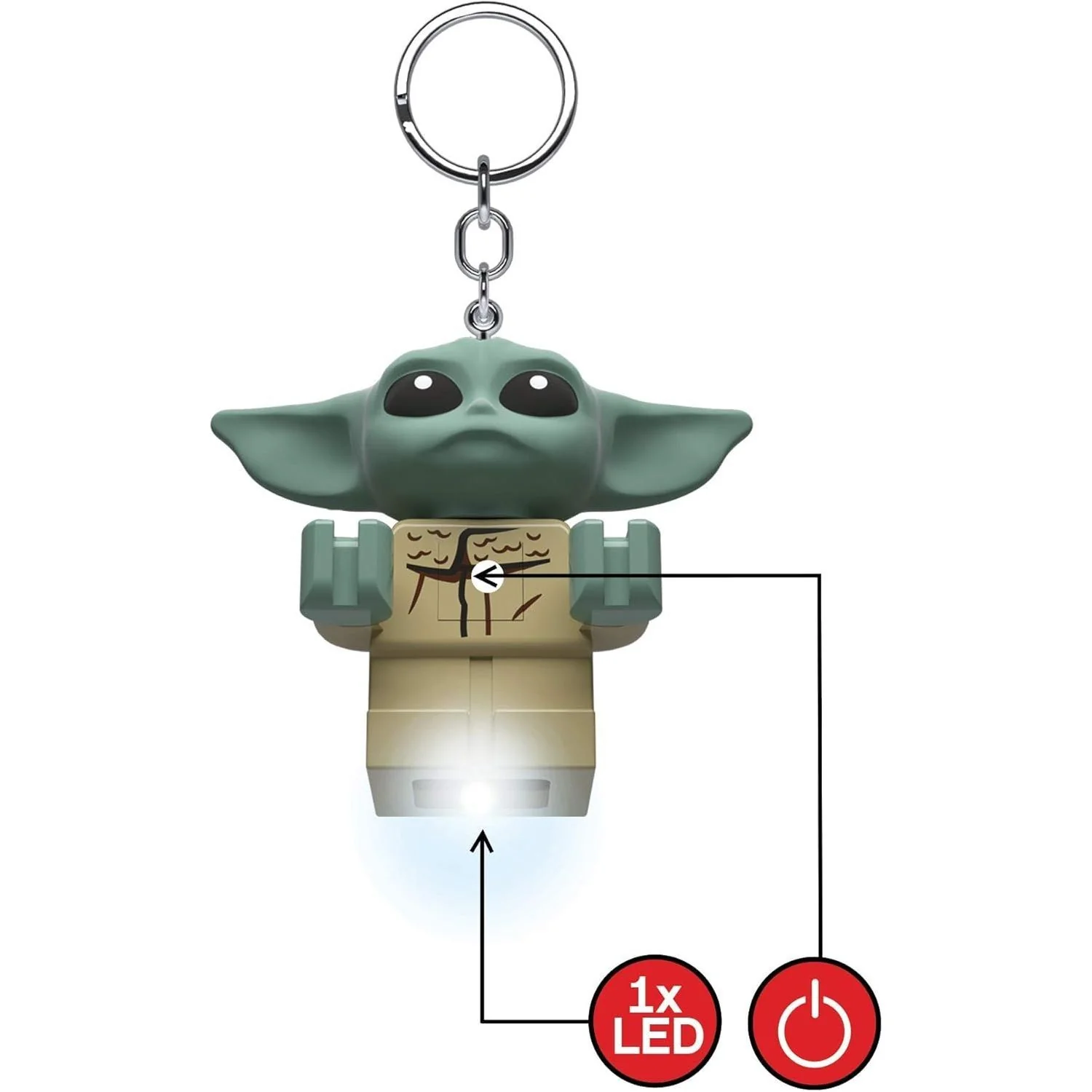 LEGO Star Wars The Child 'Grogu' LED Key Light - Image 4