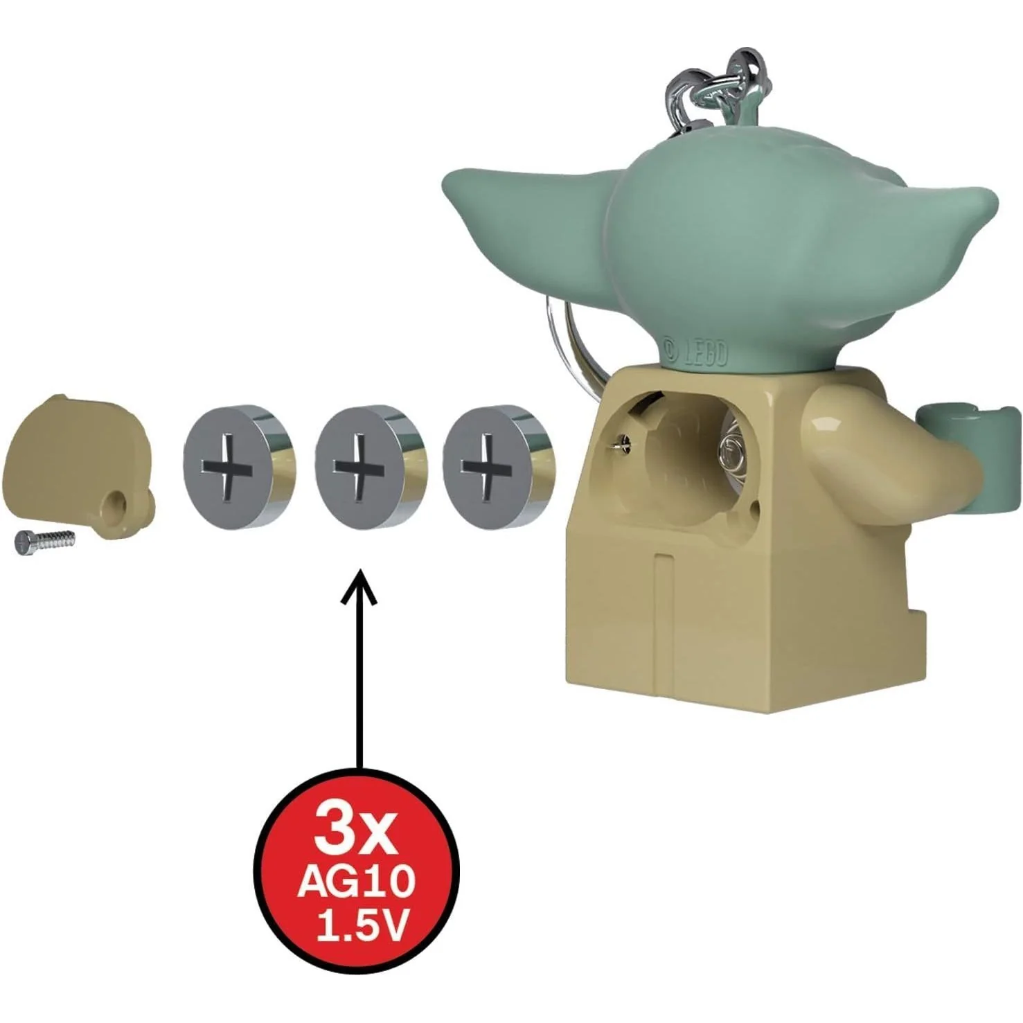LEGO Star Wars The Child 'Grogu' LED Key Light - Image 5