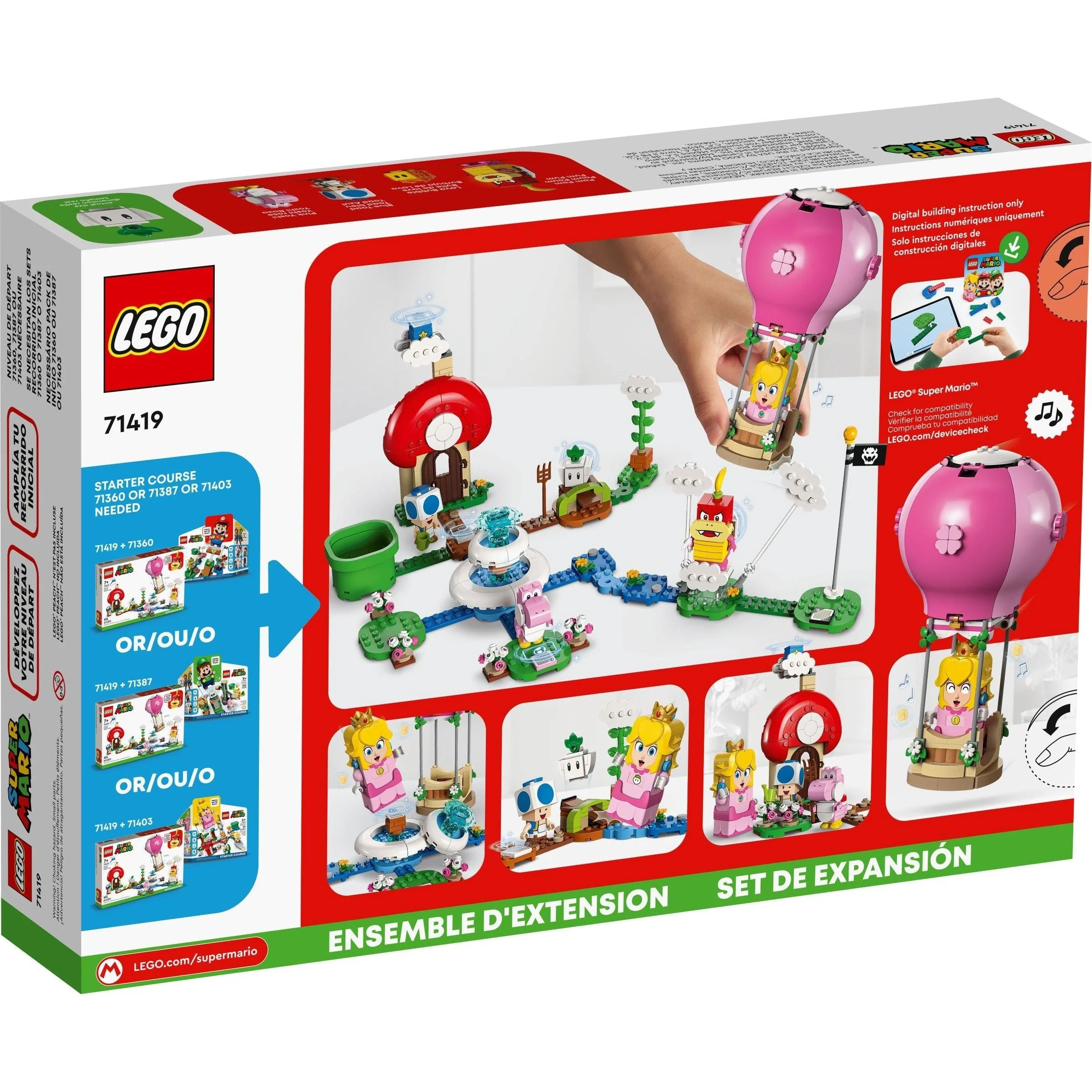 LEGO Super Mario 71419 Peach's Garden Balloon Ride - Image 3